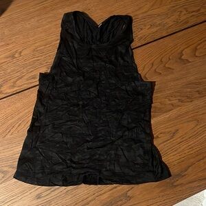 Lululemon Black Camo Tank Top, Size 6
